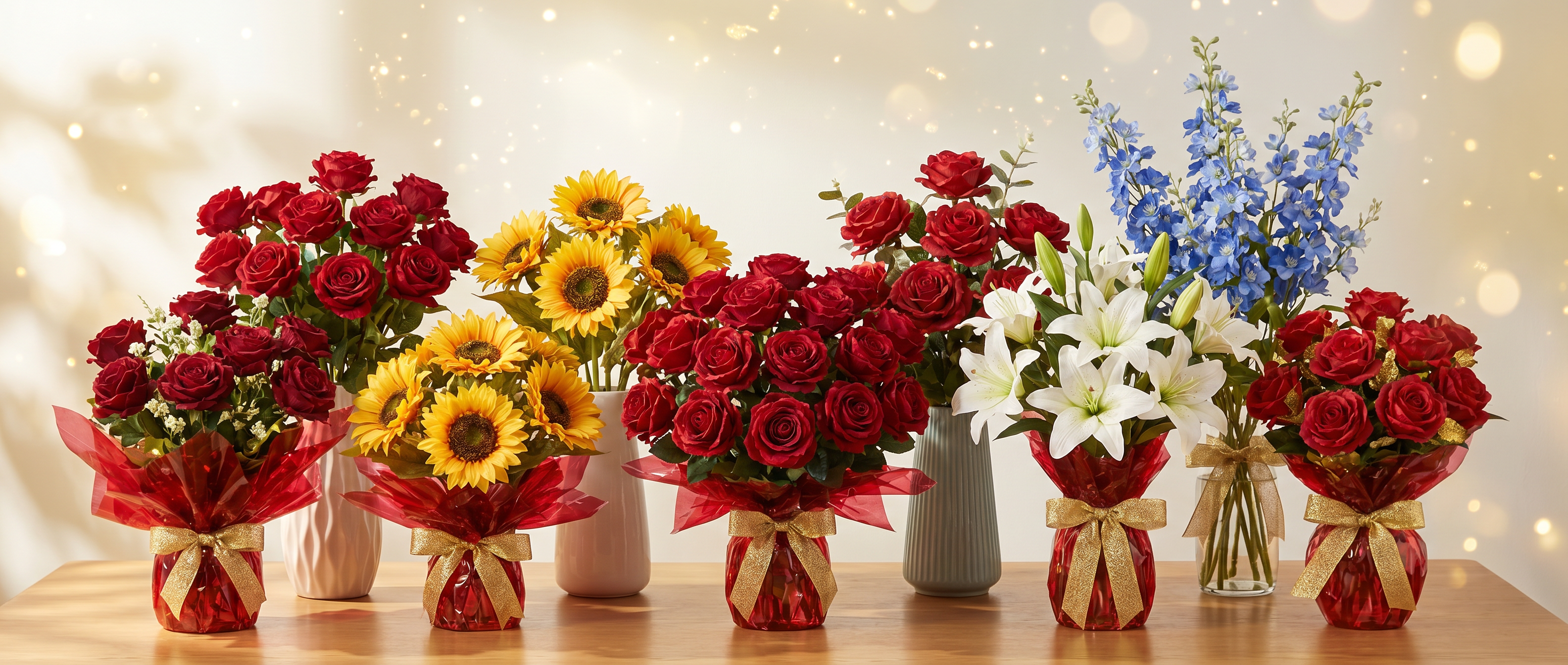 Coleção de arranjos florais Nika Flores