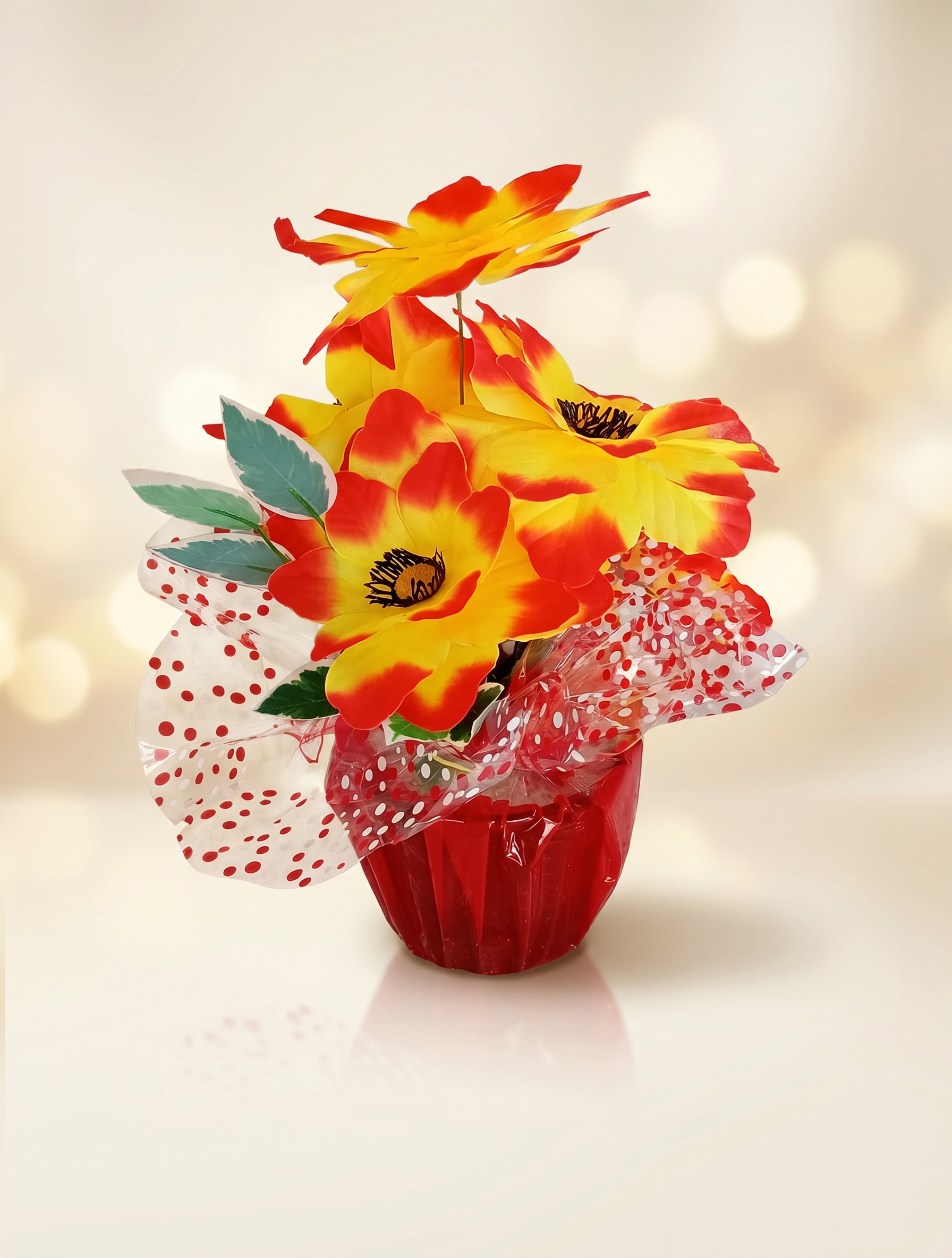 Arranjo Vermelho & Amarelo